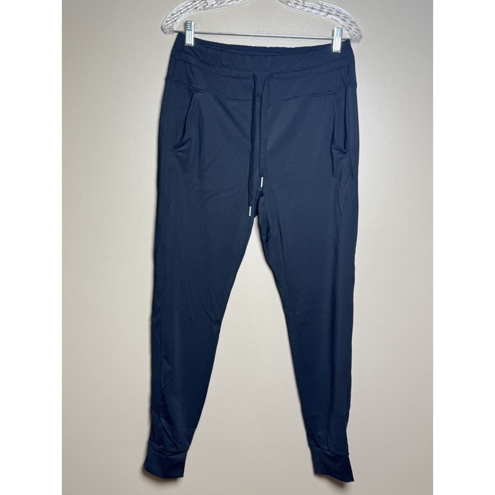 EUC Halara SoftlyZero Plush High Waisted Drawstring Joggers Size L Black